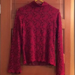 Floral lace long sleeve